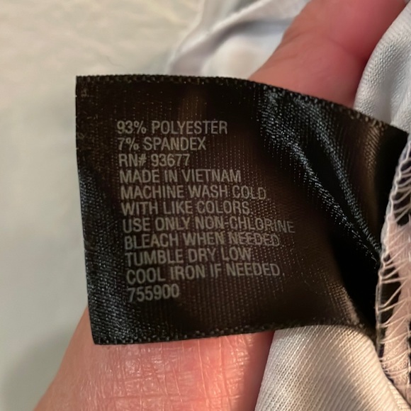 Blue leopard print pencil skirt - Picture 6 of 6